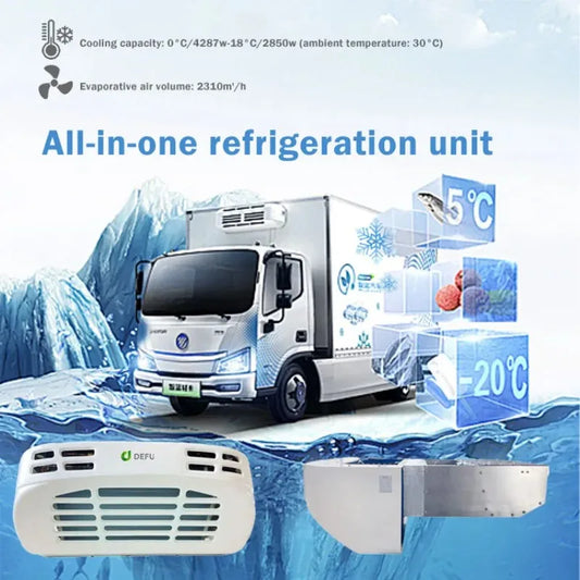 Split Vans Refrigerator Cold Cargo Freezer Refrigerated Box Truck Refrigeration Units For Transport Trailer Truck